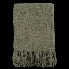 Mistral PLÉD 130X170CM KHAKI BUKLÉ HATÁSÚ POLIÉSZTER lakástextília