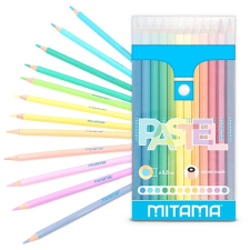 Mitama Színes ceruza Mitama Pastel 12 db-os klt. kerek, újrahasznosított színes ceruza
