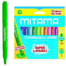 Mitama washable, JUMBO 5 mm/12 pcs (61998) filctoll, marker