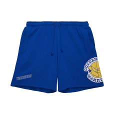  Mitchell & ness nba postgame fleece shorts vintage logo golden state warriors rövidnadrág férfi kék xl