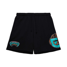 Mitchell & ness nba postgame fleece shorts vintage logo vancouver grizzlies rövidnadrág férfi fekete xxl