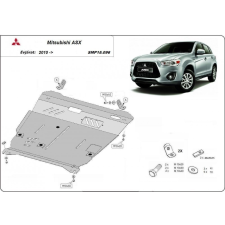  Mitsubishi ASX 2012-2018 - Motorvédő lemez autóalkatrész