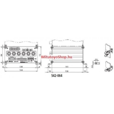  Mitutoyo Linear Gages EV kijelző és kijelző egység Multigage
rendszerhez mérőműszer