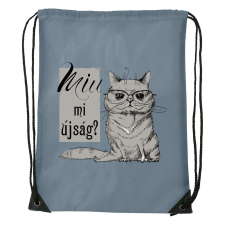 Miu mi újság - Sport táska szürke tornazsák