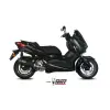 MIVV Mover kipufogódob fekete rozsdamentes acél/fekete ABS véggel Yamaha T-Max 300 MIVV Kipufogók és alkatrészeik Kipufogódobok, betétek, hangtompítók