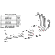 MIVV pótalkatrész MIVV Kipufogók és alkatrészeik Kipufogó alkatrészek egyéb motorkerékpár alkatrész