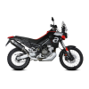 MIVV Speed Edge Slip-On kipufogó fekete rozsdamentes acél - Aprilia Tuareg 660 MIVV Kipufogó és alkatrészei Kipufogódob, betét, hangtompító