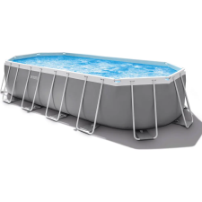 MIX INTEX MetalPrism Set ovális medence 610 x 305 x 122 cm (26798) medence