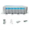 MIX INTEX MetalPrism Set Vision négyszögletű medence 400 x 200 x 120 cm (26770)