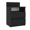 MIX M1 éjjeliszekrény, matt fekete