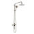 Mixxus zuhanyoszlop SUS-009-J, 120 cm-es csaptelep és csaptelep, egykaros, rugalmas tömlő