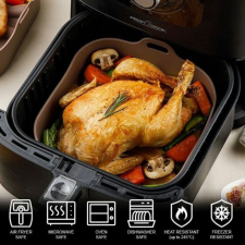 MK Home Négyszög Forrólevegős sütőhöz szilikon betét 20 cm (1db) sütés és főzés