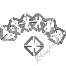 MK Home Rozsdamentes kocka gázlemez 10.8 cm edény