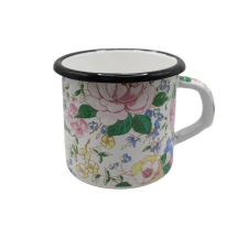 MK Home Virágmintás zománc bögre 400 ml bögrék, csészék