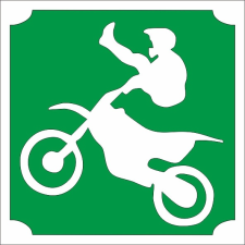 Mk Kreatív 5x5 cm-es Csillámtetoválás sablon - Cross motoros 454 csillámtetoválás