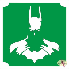 Mk Kreatív Stúdió 5x5 cm-es Csillámtetoválás sablon - Batman 158 csillámtetoválás
