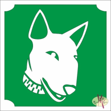 Mk Kreatív Stúdió 5x5 cm-es Csillámtetoválás sablon - Bullterrier 253 csillámtetoválás