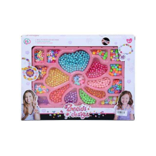 MK Toys Ékszerkészítő készlet színes gyöngyökkel és virágokkal kreatív és készségfejlesztő
