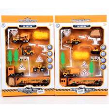 MK Toys Építőipari autók kiegészítőkkel kétféle változatban autópálya és játékautó