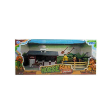 MK Toys Lóistálló szett lovakkal és figurákkal játékfigura