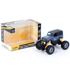 MK Toys Off-Road hátrahúzós szürke Land Rover terepjáró 1/32 autópálya és játékautó