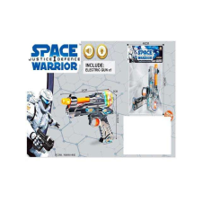 MK Toys Space Warrior: Elektromos űrpisztoly fénnyel és hanggal 24cm katonásdi