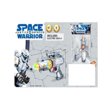 MK Toys Space Warrior: Elektromos űrpisztoly fénnyel és hanggal 27cm katonásdi