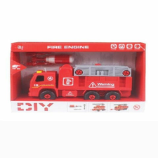 MK Toys Szétszerelhető tűzoltóautó hanggal és szerszámokkal autópálya és játékautó