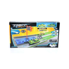 MK Toys Track Racing versenypálya célzászlóval és két autóval autópálya és játékautó