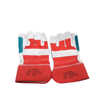 MLC-Tools Kesztyű hasított marhabőr 11-es XXL Piros-Szürke-Kék EN4144 - védőkesztyű
