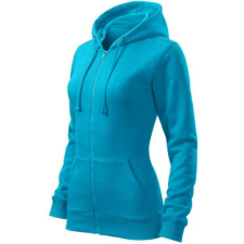 mlf_4114416 Trendy Zipper felső női türkiz XL női pulóver, kardigán