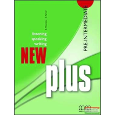 MM Publications New Plus Pre-Intermediate Student&#039;s Book nyelvkönyv, szótár