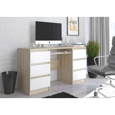 Mobene Modern számítógépasztal N32, 140x77x50cm, sonoma mix íróasztal