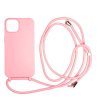 Mobile Origin Lanyard Case Pink iPhone 14 tok