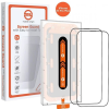 Mobile Origin orange screen guard iphone 15 pro max with easy applicator 2 pack sga-f-i15promax-2pk