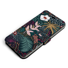 Mobiwear Flip case for Apple iPhone 8 - VP13S Dark Flora (5903516059102) tok és táska