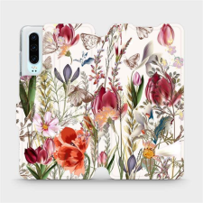 Mobiwear Flip case for mobile Huawei P30 - MP01S Blooming meadow (5903516751495) tok és táska