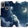 Mobiwear Flip case for Xiaomi Redmi 7 - V145P Night sky with moon (5903226873623)