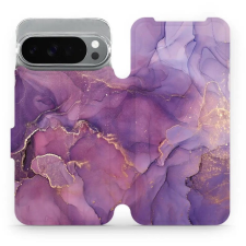 Mobiwear Flip Google Pixel 10 Pro XL lila márvány tok (5907861262767) tok és táska