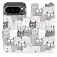 Mobiwear Flip Google Pixel 9 Pro cicák tok tok és táska