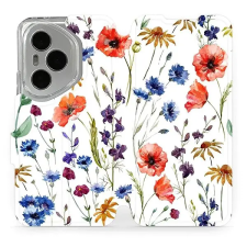 Mobiwear Flip Honor 400 Pro virágok tok tok és táska