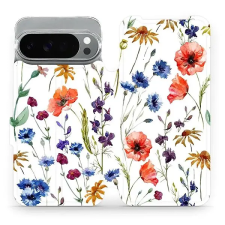 Mobiwear flip knížkové pro Google Pixel 10 Pro XL - Kvítí tok és táska