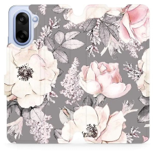 Mobiwear flip knížkové pro OnePlus Nord CE5 - Květy tok és táska