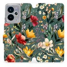 Mobiwear Flip knížkové pro Realme 14 5G - Zelená louka tok és táska