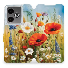 Mobiwear Flip knížkové pro Realme GT 7 - Letní louka tok és táska