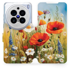 Mobiwear flip knížkové pro Vivo X200 Pro - Letní louka tok és táska