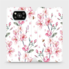 Mobiwear Flip mobile phone case Xiaomi Poco X3 Pro - M124S Pink flowers (5903516703906)