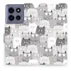 Mobiwear Flip Motorola Moto G86 5G cicák tok