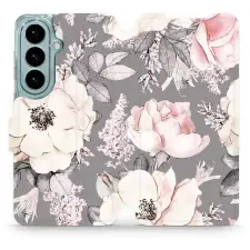 Mobiwear Flip pouzdro pro Samsung Galaxy S26 - MX06S květy tok és táska