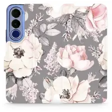 Mobiwear Flip pouzdro pro Vivo V70 FE - MX06S květy tok és táska